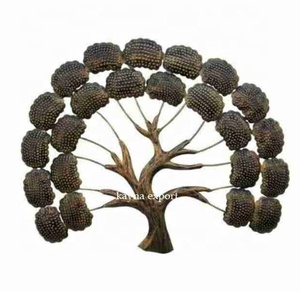 Nouvel art mural fantaisie en métal pour la décoration de bureau nouveau design arbre en métal avec art mural fini vintage et déco pour la décoration murale - Product Image 3