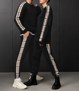 Venta al por mayor personalizado hombres chándal algodón poliéster de talla grande transpirable secado rápido a prueba de viento cordón maternidad otoño conjunto - Product Image 2