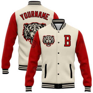 OEM Venta al por mayor personalizado profesional de los hombres Varsity College Baseball Bomber Racing Vintage College chaqueta de béisbol para los hombres - Product Image 5