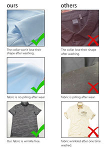 Polos de algodón de buena calidad recién llegados con logotipo personalizado - Product Image 5