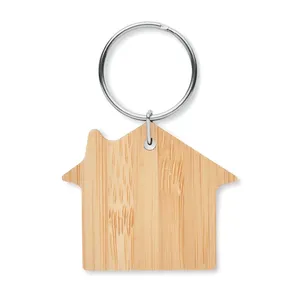 Portachiavi Ecologici in Bambù HOUSEBOO, Moschettoni e Gadget Promozionali - Product Image 3