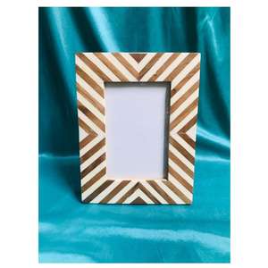 Handcrafted <b>Wooden</b> <b>Photo</b> <b>Frame</b> for Home Decor Rustic Solid for Wedding Anniversary Gifts - Product Image 3