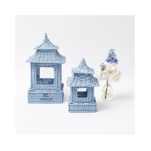 Bonito diseño Natural Rattan Pagoda Linternas DE BODA Mesa decorativa Decoraciones navideñas Mimbre de mano de Vietnam - Product Image 2