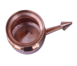 Jarra de Cobre Hecha a Mano de Alta Calidad con Logotipo Personalizado en Relieve OM, Capacidad de 300/450/640 ml para la Higiene Bucal y el Cuidado de la Salud - Product Image 2