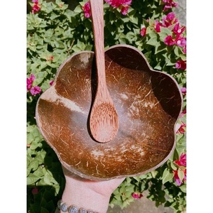 Competitive Price Coconut Bowl Quality Customizable Bamboo Rattan <b>Basket</b> Sustainable and Stocked by Vietnam Manufacturer - Product Image 5