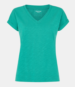 Camiseta con cuello en V para mujer de la mejor calidad - Product Image 5