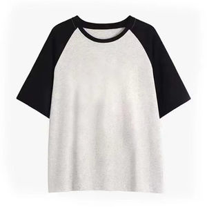 Camiseta deportiva ecológica para hombre, poliéster/algodón pesado, alta calidad, 200 gramos, tela tejida, estampado, diseño en blanco - Product Image 5