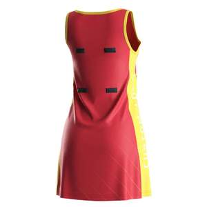 Uniforme de Netball para Mujer con Estampado por Sublimación, Diseño de Vestido de Netball Personalizado con Nombre de Jugador y Nombre de Equipo, Ligero - Product Image 2