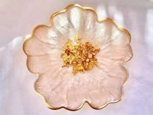 Sous-verre en forme de fleur en résine de luxe de meilleure qualité à prix raisonnable utilisé dans la cuisine meilleure qualité - Product Image 4