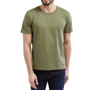 Camiseta de hombre de talla grande más vendida 100% algodón polar de punto de alta calidad patrón sólido transpirable-Precio Razonable - Product Image 6