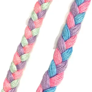 Honor Twist Cords 5mm Größe in 20 Farben Twisted Silk Cord Dekorative Twisted Cords Graduation Quasten Cord