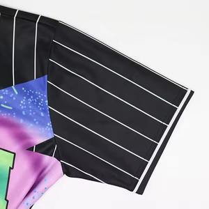 Camiseta de uniforme de béisbol sublimada personalizada de alta calidad OEM para hombre, ropa deportiva de la mejor calidad, camiseta de softball con tarifa al por mayor - Product Image 6