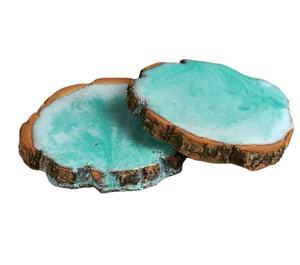 Dessous de verre en bois écologique rond carré noyer bambou bois liège au prix de vente personnalisé logo rond - Product Image 1