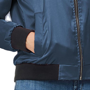 Chaqueta de satén de manga larga sólida ligera y transpirable para mujer, ropa de calle de secado rápido, ropa de Fitness de talla grande, chaquetas para mujer - Product Image 4