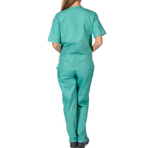 Venta al por mayor Mujeres Scrub set Superventas de alta calidad Unisex Médico Scrub Uniforme Hecho en fábrica de algodón Set Nueva llegada - Product Image 2