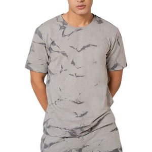 Premium Quality Men's T-Shirt <b>Tie</b> Dyed Crew Neck Pullover Breathable Quick Dry Anti Pilling Short Sleeve Casual 100% Cotton - Product Image 4