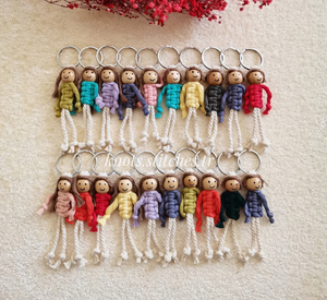 Llavero de Macramé Hecho a Mano de Moda - Product Image 1