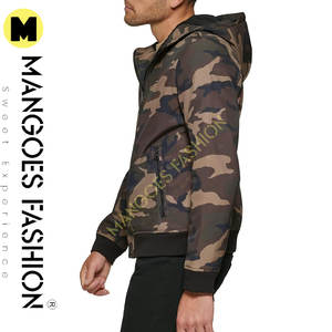 Blouson aviateur à capuche résistant à l'eau pour homme Veste softshell respirante et résistante à l'eau - Product Image 3