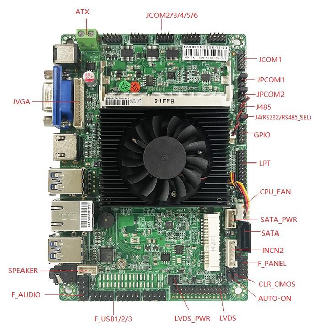 Intel I5-5200U CPU Mini Itx Motherboard Serve Dual Channel SATA Embedded Motherboard DDR4 Industrial Motherboard