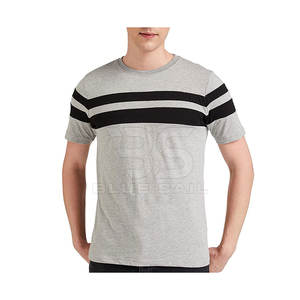 T-shirt en coton pour homme, coupe facile, manches courtes, pour un style estival confortable, à porter tous les jours, T-shirt en coton pour homme - Product Image 1