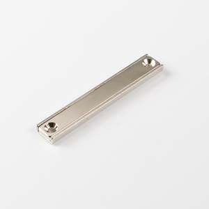 Barra piatta in neodimio 80x13,5x5mm con svasatura conica - Product Image 1