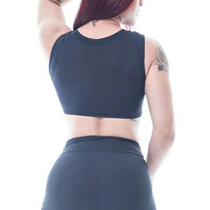 Sujetador deportivo acolchado OEM al por mayor para mujer, ropa deportiva de Yoga sin costuras de talla grande, sujetador personalizable - Product Image 6