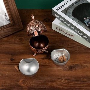 Quemador de Incienso de Latón Puro con Forma Personalizada, Acabado Antiguo, Perfecto para Artículos de Hotel, Vajilla y Decoración del Hogar - Product Image 2