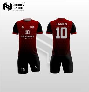 Ropa de fútbol para hombres Diseño de logotipo personalizado Precio al por mayor Uniformes de fútbol propios En stock - Product Image 2