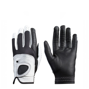 Fabricante Nuevo diseño Alta calidad Logotipo personalizado Cabretta Guantes de golf de cuero Transpirable Proveedor directo de fábrica Guantes deportivos - Product Image 2