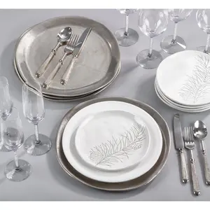 Placa de cargador chapada para cocina Metal pulido Característica DE BODA Cocina DE BODA Premium - Product Image 1