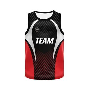 เสื้อบาสเก็ตบอลพิมพ์ซับลิเมชันออกแบบได้ตามต้องการชุดทีมโพลีเอสเตอร์ระบายอากาศน้ำหนักเบาสำหรับการฝึกซ้อมในฤดูร้อน - Product Image 6