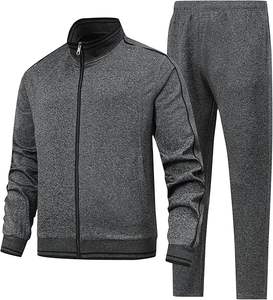 Ensemble de survêtements 100% coton respirant 2 en 1 Design solide avec logo imprimé sur le devant Techniques pour la saison de printemps - Product Image 6