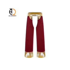 Chaps de cheval de style occidental sur mesure pour hommes et femmes, vêtements d'équitation avec ceinture et sangles de jambe réglables - Product Image 3