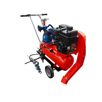 Machine professionnelle manuelle de marquage routier Lighten Traffic avec moteur |   Moteur 6,5 CV à faible coût d'entretien pour la construction routière