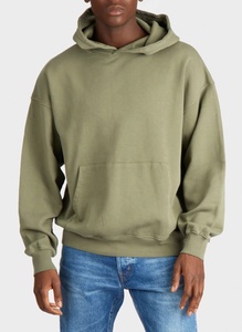 Service OEM 2024 Sweat-shirt personnalisé en coton épais pour hommes, sweat à capuche surdimensionné tendance avec logo imprimé sur mesure pour l'hiver - Product Image 3