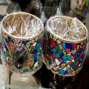 Super vente de conception de luxe en laiton Bracelet Cuf pour les femmes Partywear bijoux disponibles au prix de gros pour l'exportation. - Product Image 4