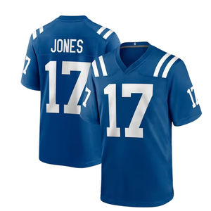 Maillots de football américain de haute qualité à col en V, respirants, légers, évacuant l'humidité, durables, vêtements d'équipe athlétique - Product Image 3