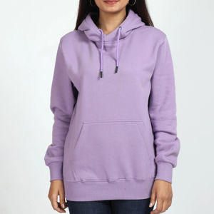 Vente chaude Surdimensionné Femmes Pull À Capuche Haut Poids Coton Logo Personnalisé Tissu Éponge pour la Mode D'hiver - Product Image 1