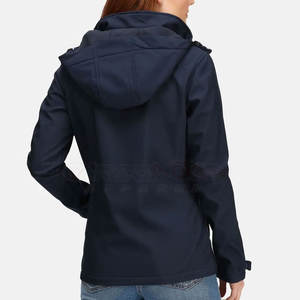 Chaqueta Softshell impermeable para exteriores para mujer, transpirable Pakistán hecha en tela lisa, suministro al por mayor - Product Image 6