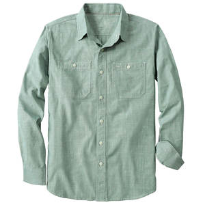 เสื้อเชิ้ตผู้ชาย ระบายอากาศได้ดี ใส่ได้ในฤดูหนาว ปกพับได้ สวมใส่ได้ทุกวัน ใหม่ ปรับแต่งโลโก้ด้านหน้าได้ คุณภาพพรีเมียม เสื้อเชิ้ตเดนิมสำหรับผู้ชาย - Product Image 1