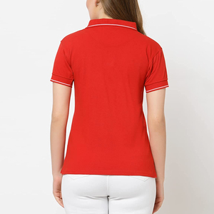 Alta calidad Simple verano gran oferta Golf Polo mujer camisa para algodón Polos con logotipo personalizado venta al por mayor ropa Casual - Product Image 5