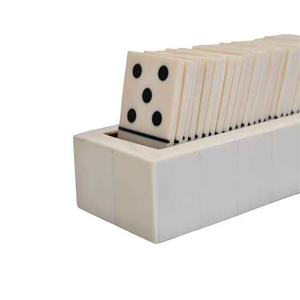 Jeu de dominos tendance en os de chameau, décoration de table en bois indien, dominos en résine pour l'intérieur, pour les magasins d'articles ménagers - Product Image 2