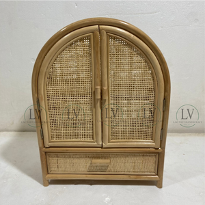 Armoire de poupée en rotin naturel de haute qualité en osier à la main ensembles de meubles pour enfants jouets pour enfants bon prix du Vietnam en gros - Product Image 1