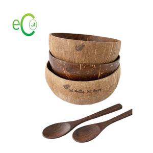 Cuencos de coco de material natural de alta calidad y precio barato Tazón de cáscara de coco al por mayor Tazón de coco de Vietnam - Product Image 2