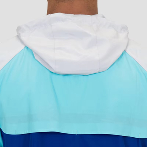 Veste coupe-vent pour homme à capuche avec fermeture éclair, taille personnalisée, 100% haute qualité, coupe ajustée, vêtements d'extérieur, OEM ODM - Product Image 6