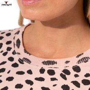 Venta al por mayor de alta calidad de algodón de gran tamaño liso ropa de mujer estilo casual sudadera con su propio logotipo - Product Image 6