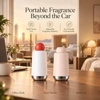Diffuseur d'arômes de voiture DANQ Premium, rechargeable, commande tactile, sans eau, portable, pour chambre d'hôtel, cadeau, marché, logo personnalisé, OEM, ODM