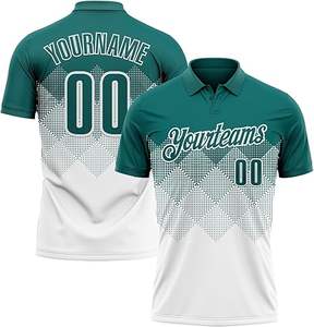 2025 sublimación personalizada transpirable de secado rápido para camiseta Polo para ropa deportiva patrón sólido pedido a granel para equipos y marcas - Product Image 1