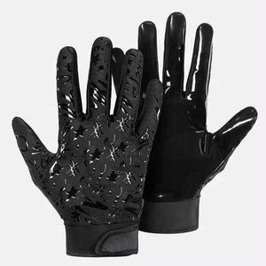 Gants de football américain de qualité professionnelle anti-rides vente chaude gants de football de qualité supérieure - Product Image 4