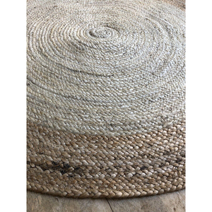 พรมห้องนอนทำด้วยมือจากพรมปอกระเจาธรรมชาติสำหรับห้องนั่งเล่น - Product Image 3